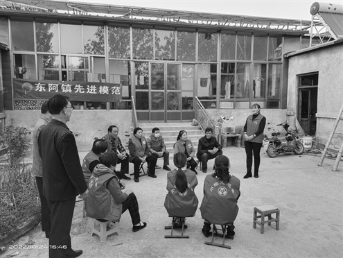 东阿镇各村设立的小院讲堂